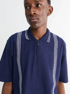 Panel Zip Polo i Navy