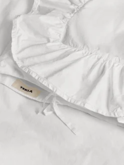 Percale, Broderie Anglaise, Enkelt Dynebetræk i Broken White/Elodie