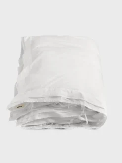 Percale, Broderie Anglaise, Enkelt Dynebetræk i Broken White/Perle