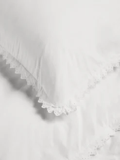 Percale, Broderie Anglaise, Pudebetræk i Broken White/Anaïs