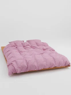 Percale Dynebetræk i Mallow Pink Stripes