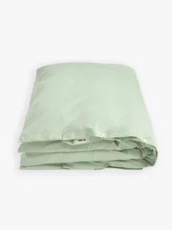 Percale Dynebetræk i Powder Green