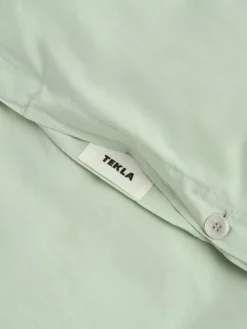 Percale Dynebetræk i Powder Green