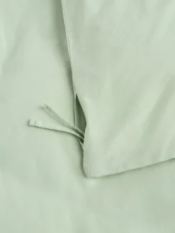 Percale Dynebetræk i Powder Green