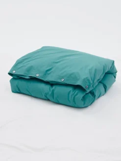 Percale Dynebetræk i Vintage Green