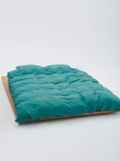 Percale Dynebetræk i Vintage Green