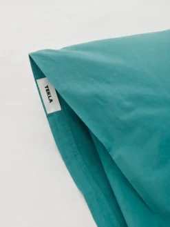 Percale Pudebetræk i Vintage Green