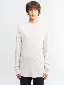 Polar Jersey Roundneck i Talc Jersey uld