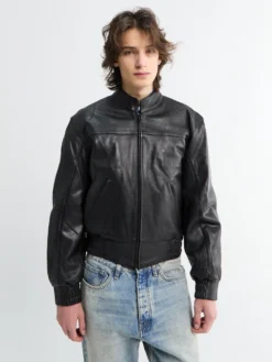Polo Biker Jakke i Sort