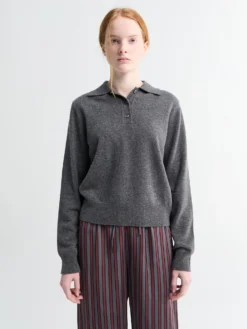 Polo T-shirt i Mørkegrå