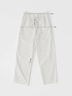 Poplin Pyjamas Bukser i Purple Pink