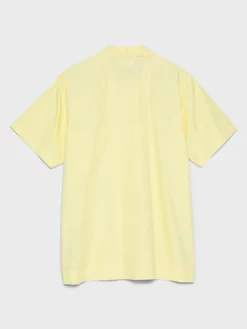 Poplin Pyjamas Kortærmet Skjorte i Lemonade