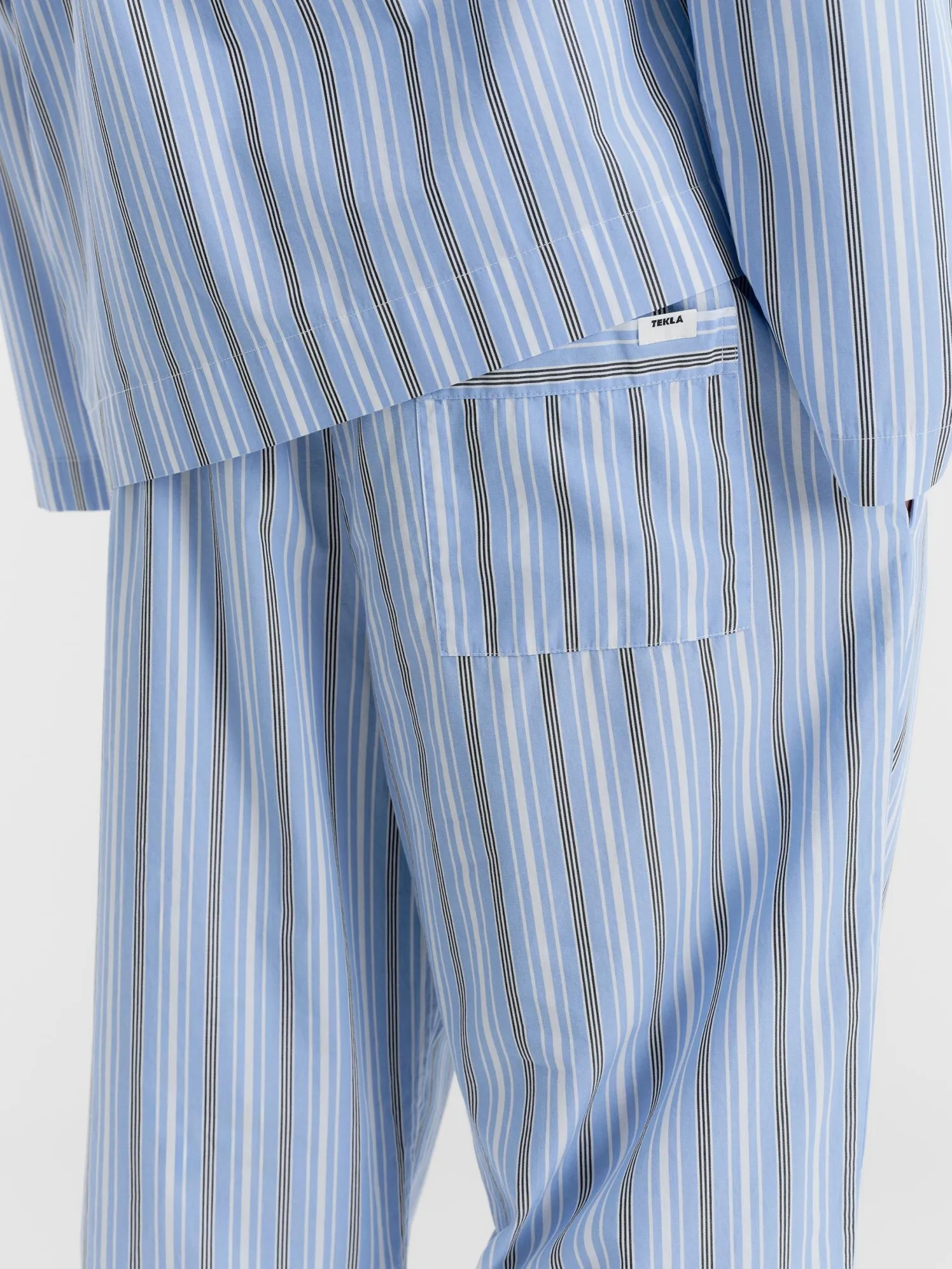 Poplin Pyjamas Pants i Stave Stripes