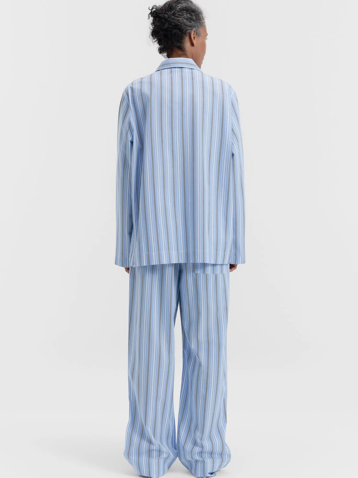 Poplin Pyjamas Pants i Stave Stripes