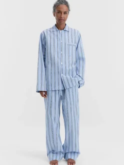 Poplin Pyjamas Pants i Stave Stripes