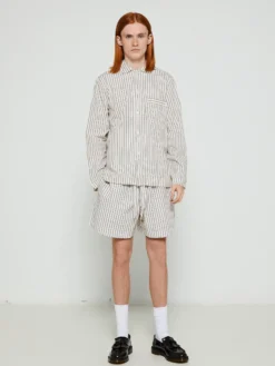 Poplin Pyjamas Shorts i Hopper Stripes