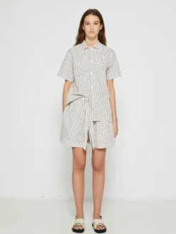 Poplin Pyjamas Shorts i Hopper Stripes