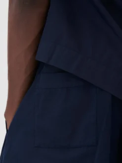 Poplin Pyjamas Shorts i True Navy