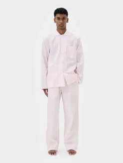 Poplin Pyjamas Skjorte i Hatty Stripes