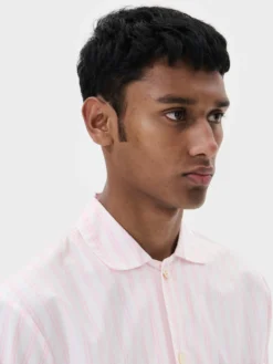 Poplin Pyjamas Skjorte i Hatty Stripes