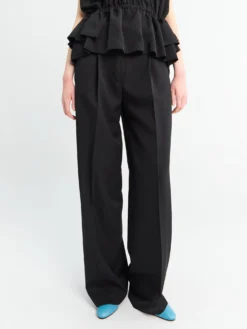 Portias Wide Pants i Sort
