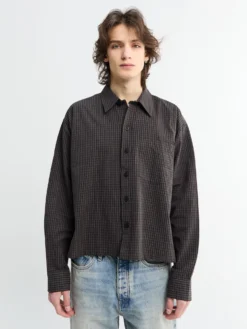 Priority Shirt i Mørk Hørtern