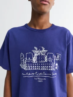 Public T-shirt i Blå
