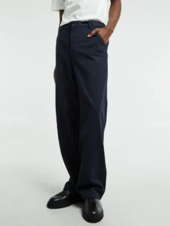 Ragnar Cotton Wool Twill Bukser i Dark Navy