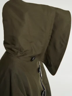 Rainer Unlined Cotton Parka i Dark Khaki Brown