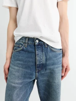 Relaxed Boot Jeans i Mørkeblå Vintage