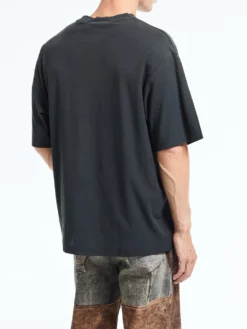 Relaxed Fit Logo T-shirt i Faded Black