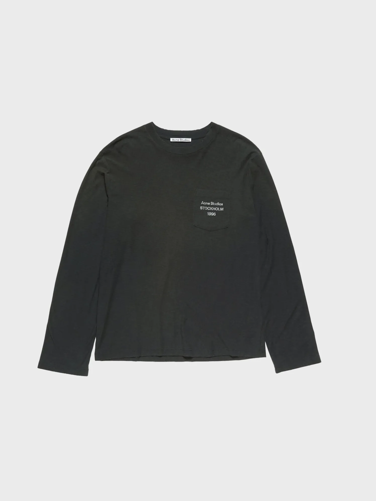 Relaxed Fit Logo T-Shirt i Faded Black