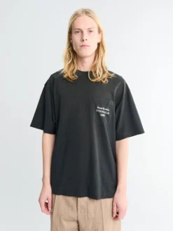 Relaxed Fit Logo T-Shirt i Faded Black