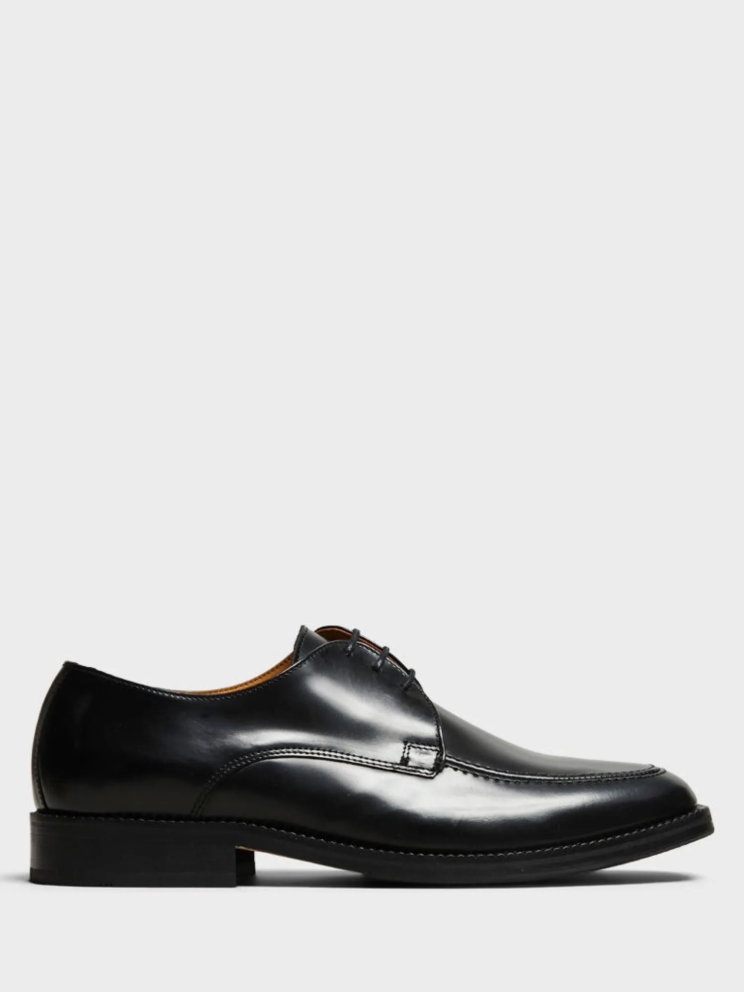 Reunion Derby Sko i Black Polido