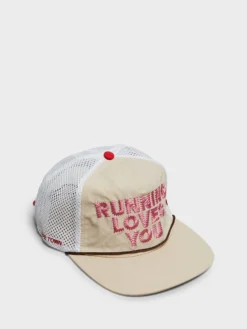 Running Loves You Trucker Cap i Pink
