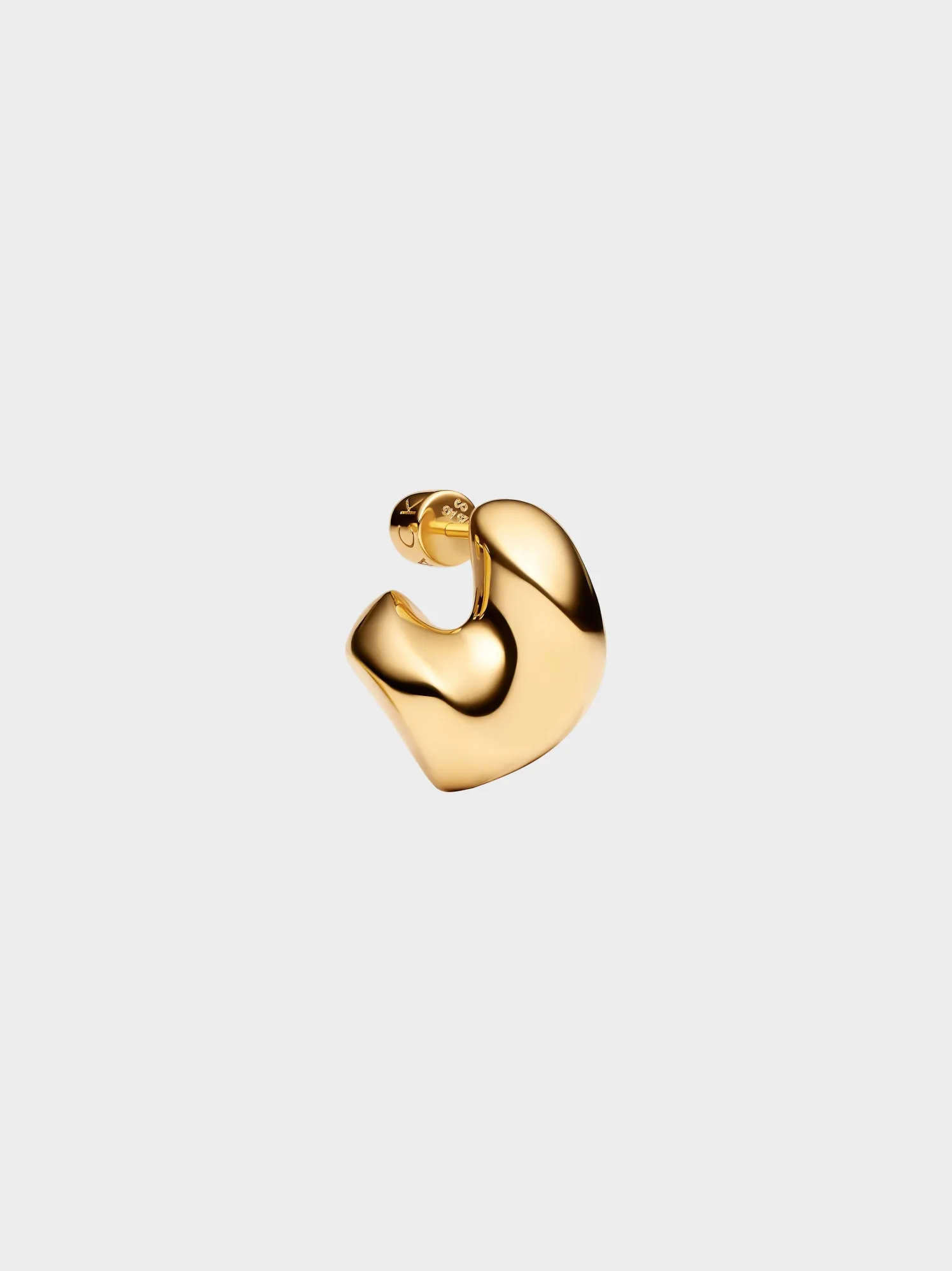 Saddle Ørering Lille i Guld