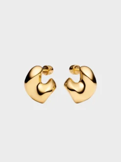 Saddle Ørering Lille i Guld