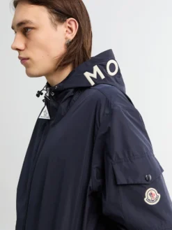 Sassiere Hooded Jacket i Navy