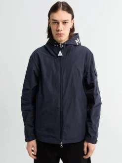 Sassiere Hooded Jacket i Navy