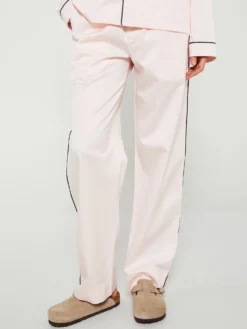 Satin Pyjamas Bukser i Porter