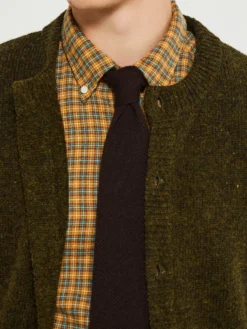 Shetland Cardigan i Pine Shadow