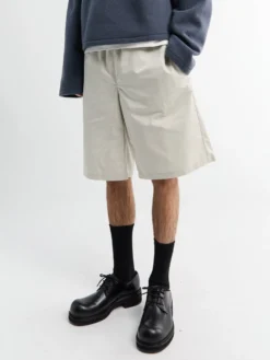 Shorts i Lysegråt Suit
