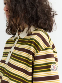 Shortsleeve Polo i pastelbrun