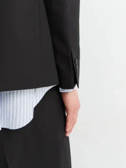 Single Breasted Blazer i Sort
