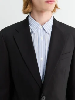Single Breasted Blazer i Sort