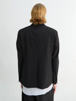 Single Breasted Blazer i Sort