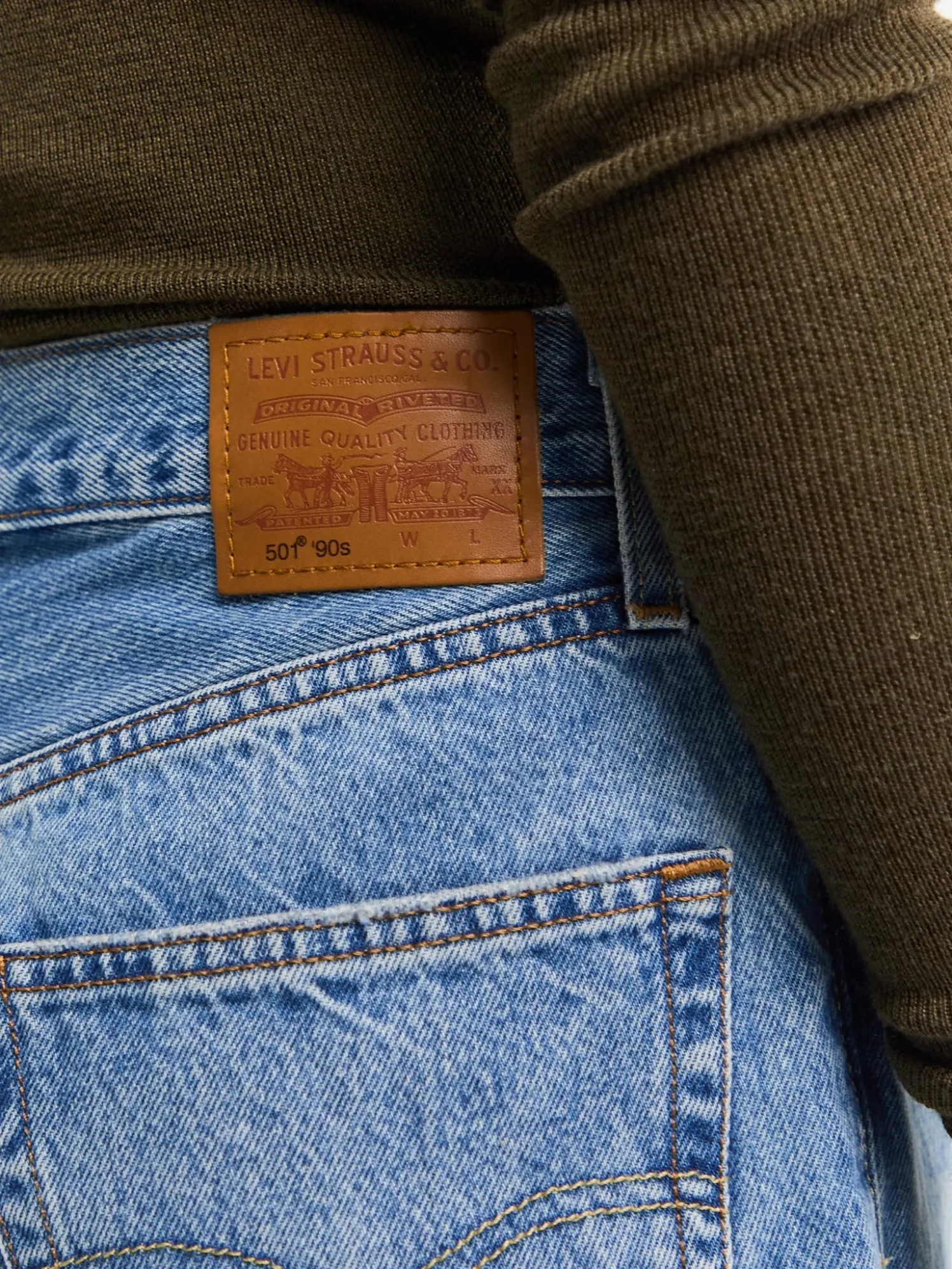 501® '90s Jeans i Love With You Med Indigo