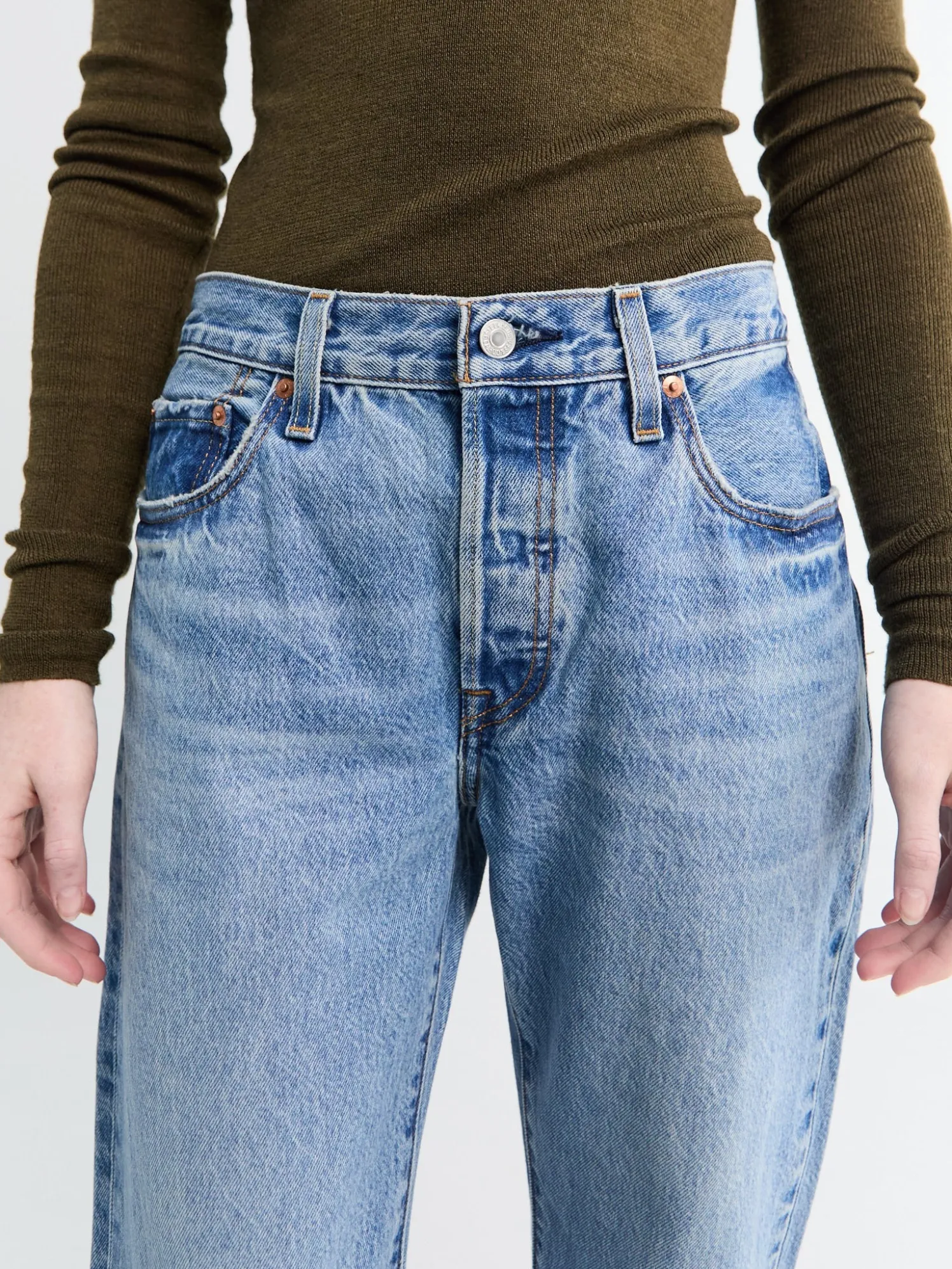 501® '90s Jeans i Love With You Med Indigo