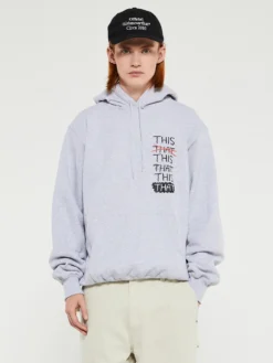 Skate Hoodie i Heather Grey