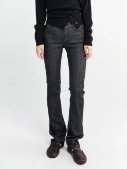Skinny Fit 2013F Black Roots Jeans i Sort